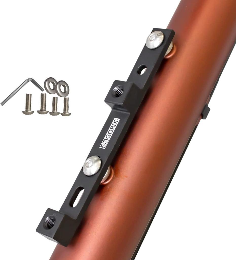 GORIX Bottle Cage Adjustment Bicycle Bottle Cage Mount Adjusts Bottle Cage Position Up To Adjustable Bottle Holder for Road Cross Mini Velo and More