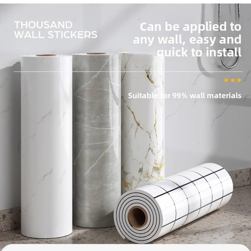 Naklejka na ścianę tła TV w salonie Pokrycie brzydka tapeta dekoracyjna