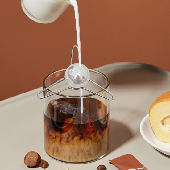 Stainless Steel Drink Chiller Espresso Freezing Ball Espresso Chilling Ball Coffee Cup Cooler Beverage Chilling Accessory