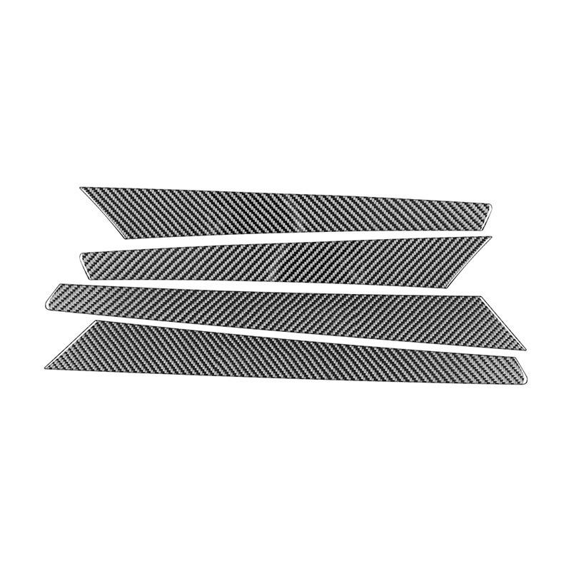 Carbon Fiber Car Door Anti kick Panel Anti Dirty Pad Protect Cover Decoration Sticker For Mercedes Benz C Class W203 2005-2007