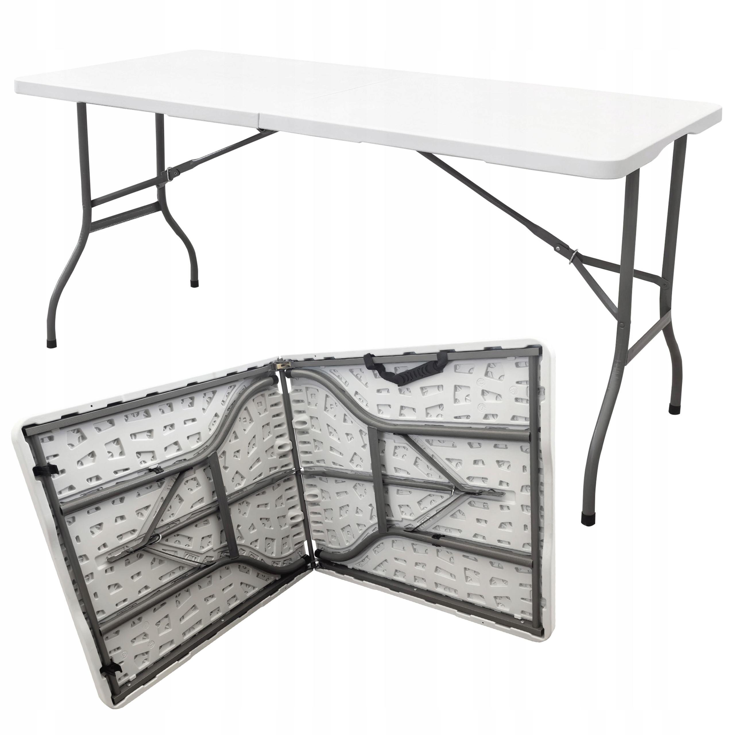 FOLDABLE GARDEN CATERING TABLE 152x70 CM