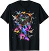 NY BEGRÄNSAD Indianisk Drömfångare Kolibri T-shirt Storlek S-5XL Unisex T-shirt