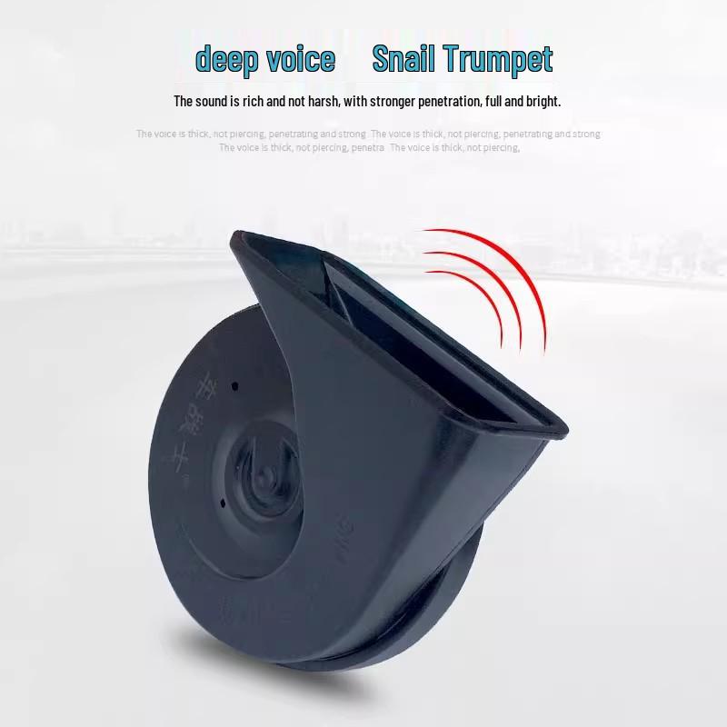 Waterproof Dual Tone Car Snail Horn, Super Loud 12V/24V for Truck & Motorcycle