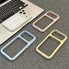 Carcasă Minimalistă Pastel Transparentă Accesibilă pentru iPhone11-17ProMax | Suprafață Lucioasă Durabilă