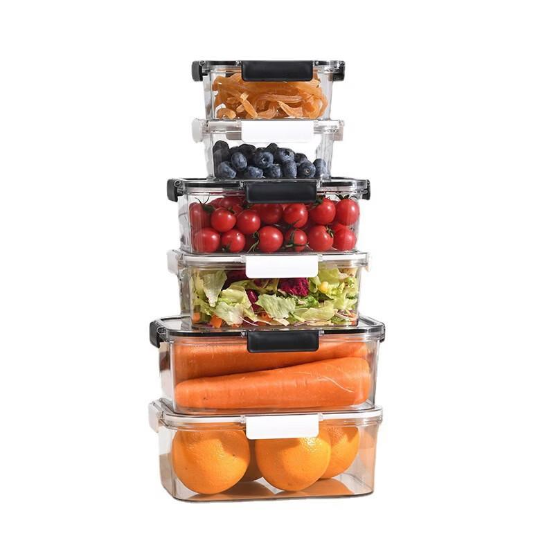 ZISIZ Plastic Food Storage Container with Lid