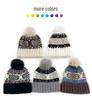 Cat Brother Retro Fair Isle Pom-Pom Knit Hat - Autumn/Winter Warmth