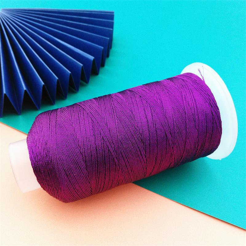 DIY Iridescent Gold & Silver Thread Core Yarn for Handmade Tassels, Bracelets, Necklaces, and Macrame.