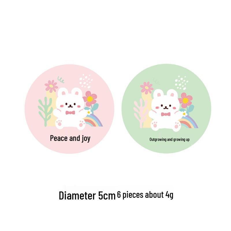 Pale Green Rabbit Cake Toppers for First Birthday or Full Moon Celebrations