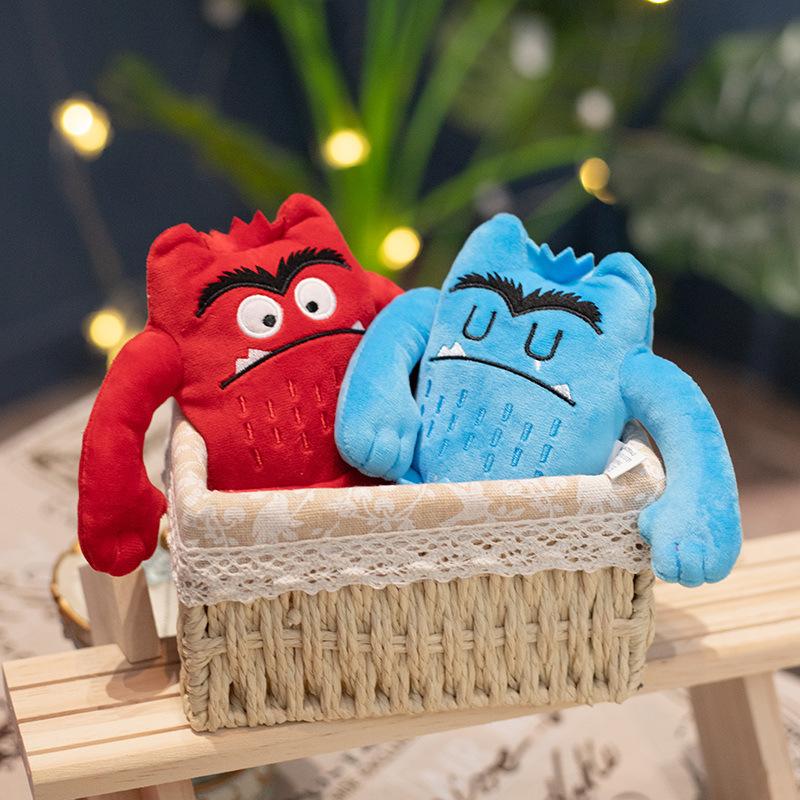 Il più favorevole set da 6 pezzi Kawaii Il Mostro dei Colori Bambola di Peluche Mostro Colore Emozione Peluche Giocattolo Riempito Per Bambini Regalo di Compleanno