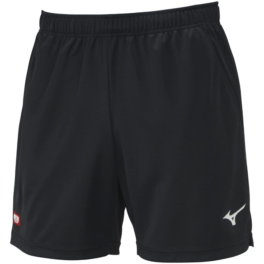 Mizuno Table Tennis Game JTTA Medium Pants, Moisture-Wicking, Quick-Drying, Certified, 82JBA100, Black,