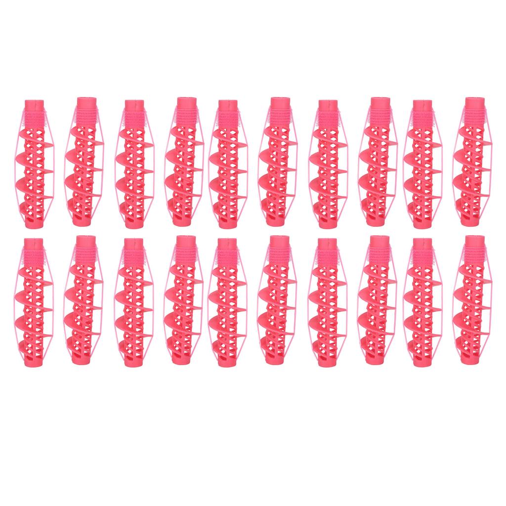 20 PCS Hair Rollers Reusable Spiral Rollers Hairdressing Curling Styling Tool for Girls