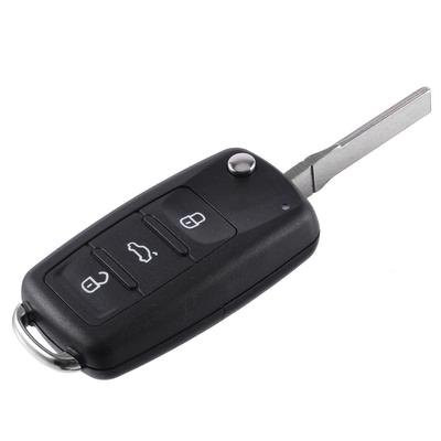 3 Button Folding Remote Key Fob Cover Case for VW Tiguan Golf Sagitar Polo MK6 Passat