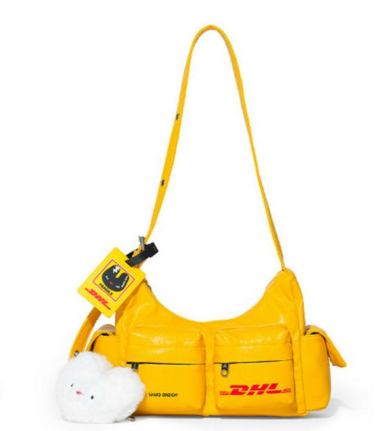 

Samoondoh & DHL Co-Branded Punk Style Motorcycle Saddle Bag - Women s Messenger Bag