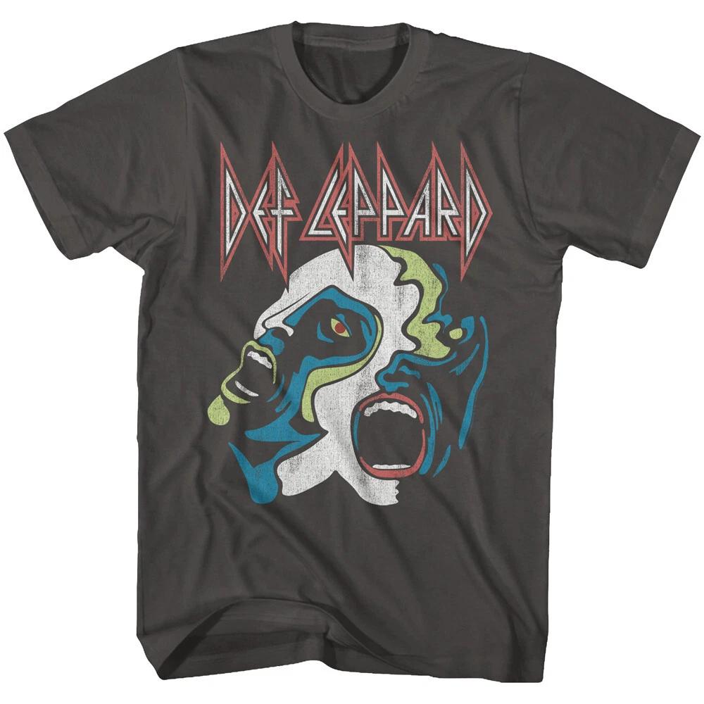 Def Leppard Hysteria Faces Men s T Shirt Rock Band Merch S