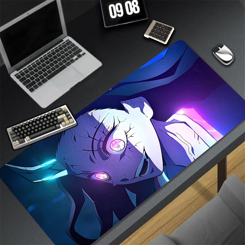 Laptop Anime Girl Keyboard Rug Demon Slayer Kamado Nezuko Mouse Pad Pc Kawaii Flam Gamer Cabinet Mousepad Cute Extended Desk Mat