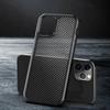 Case Cover For Iphone 12 / 12 Pro Semipermeable Matte Carbon Fiber Tpu Protective Case