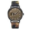 Jyullieoseu Jah-125 Day-Date Men'S Leather Watch