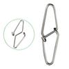 100PCS Not Damaging Fishing Line Fishing Swivel Snap Fishing Lure Connector  Ocean Sea Boat