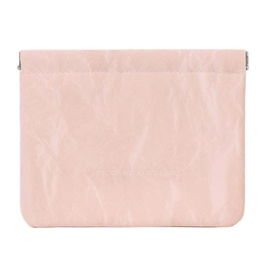 Pocket Cosmetic Bag Portable Earphone Data Cable Storage Bag Coin Purse No Zipper Self-Closing Mini Makeup Bag for Daily Outings Travel