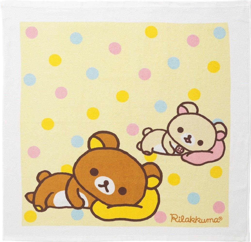 

Nishikawa Living Банное полотенце Rilakkuma RK Узор Горон 80x80см (Фотокет)
