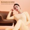 Hengyuanxiang Women's 10A Antibacterial Pure Cotton Thermal Underwear Set