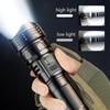 Powerful Torch High Power LED Flashlight Super Bright LED Light Rechargeable Outdoor Camping Lantern Zoom Power Display