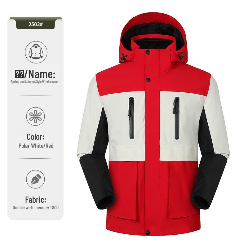 Custom Men's & Women's Outdoor 3-in-1 Detachable Workwear Jacket with Logo