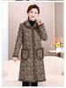 2025 Fashionable Mid-length Lapel Cotton Coat for Middle-aged & Elderly - Extra Thick & Warm for Comfort
