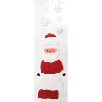 Decoração de Natal Janela Gelly eletrostática Papai Noel