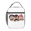 Dandadan Anime Manga Insulated Lunch Bag for Women Kids Leakproof Food Boxes Thermal Lunch Box Tote