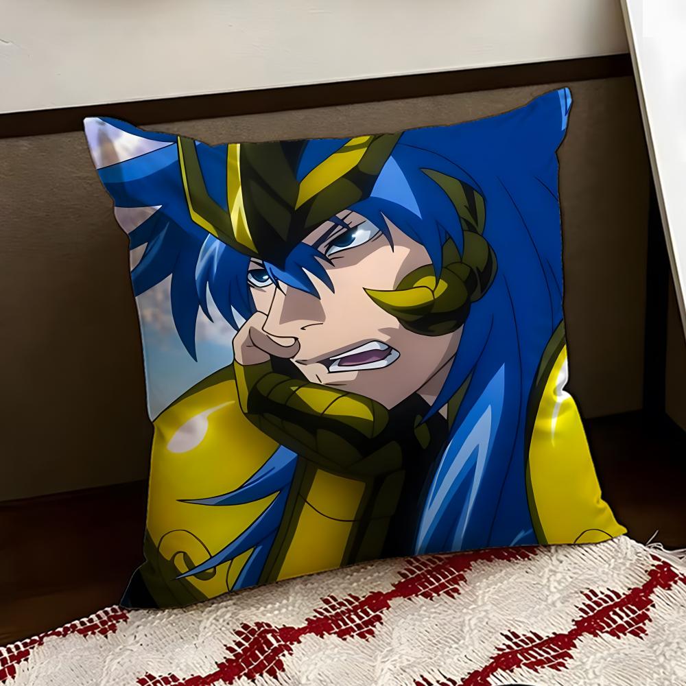 Anime SSaint SSeiya Cushion Cover Reversible Soft Durable Pillow Cover Home  Car MultiScene Use for Daily Comfort