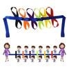 Educational Walk Rope Nylon Walking Rope School Security Rope Colourful Handle Child Safety Leading Rope for Preschool