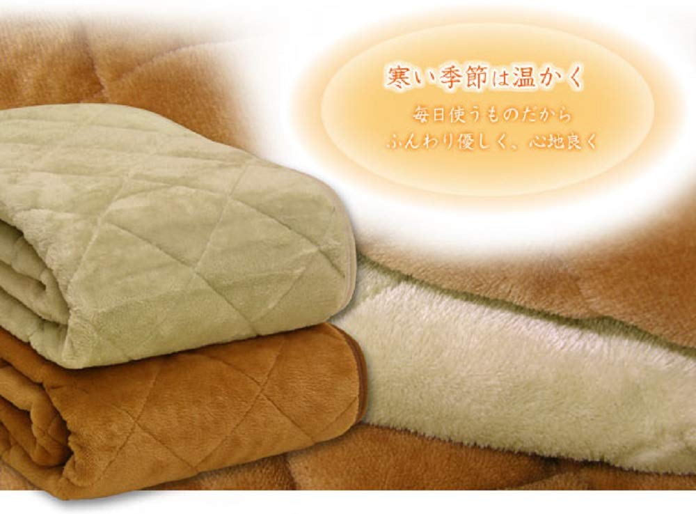 Direct from the manufacturer: Aluminum-lined warm pet kotatsu (plain), large rectangular 100 x 170 cm, ivory.