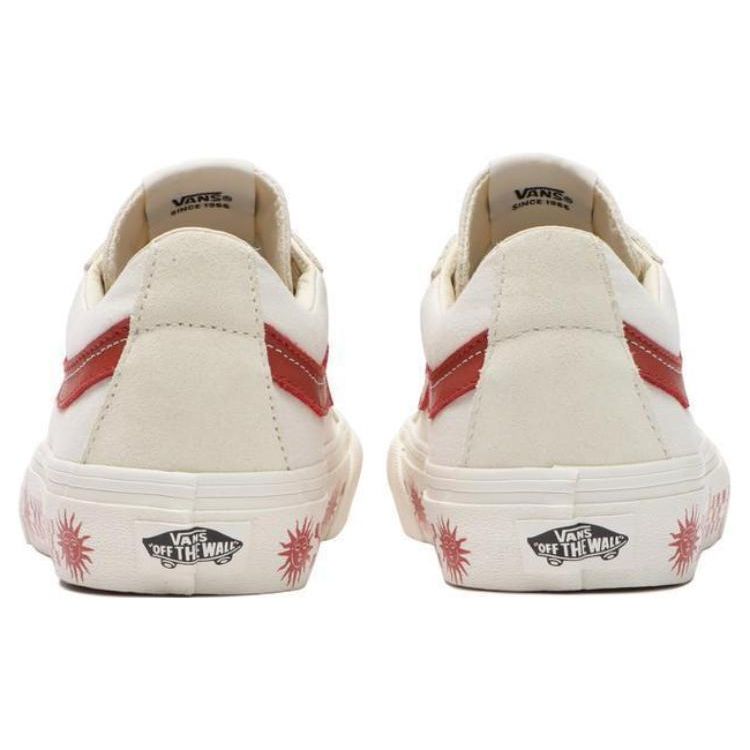 Vans Sk8 Low Trendy Print Casual Sports Low-Top Skate Shoes Unisex Sneakers Red White VN0A4UWIB80