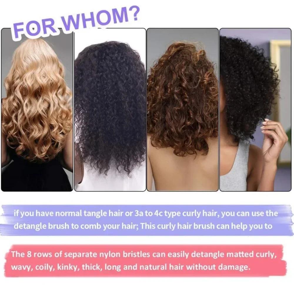 Multifunctional Hair Brush Scalp Massage Comb Curling Brush Styling Tools for Hair Care Professional Hair Accessories