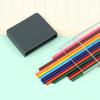 Mines de crayon de couleur 2,0 mm 2B Porte-mines mécanique à embrayage 2 mm Recharge Set de 12 couleurs