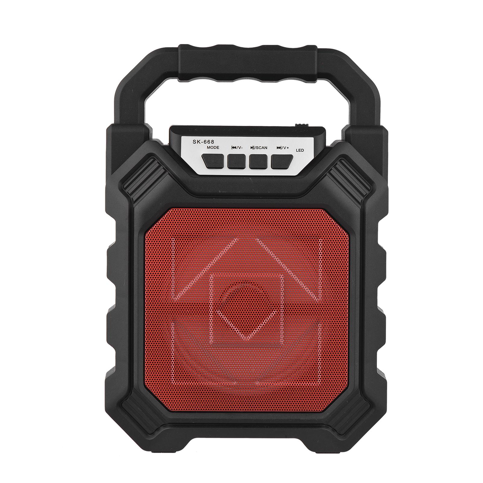 

Портативная караоке-машина BT, аккумуляторная беспроводная уличная акустическая система с питанием от микрофона