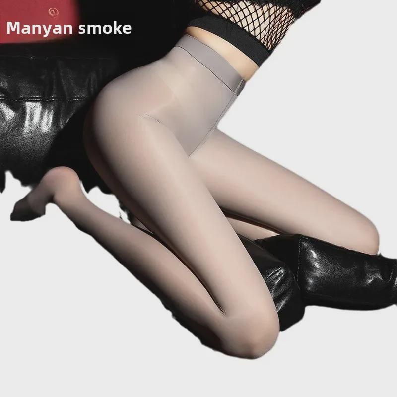 Manyan 8D Shiny High Waist Closed Crotch Sexy Pantyhose WZ7221
