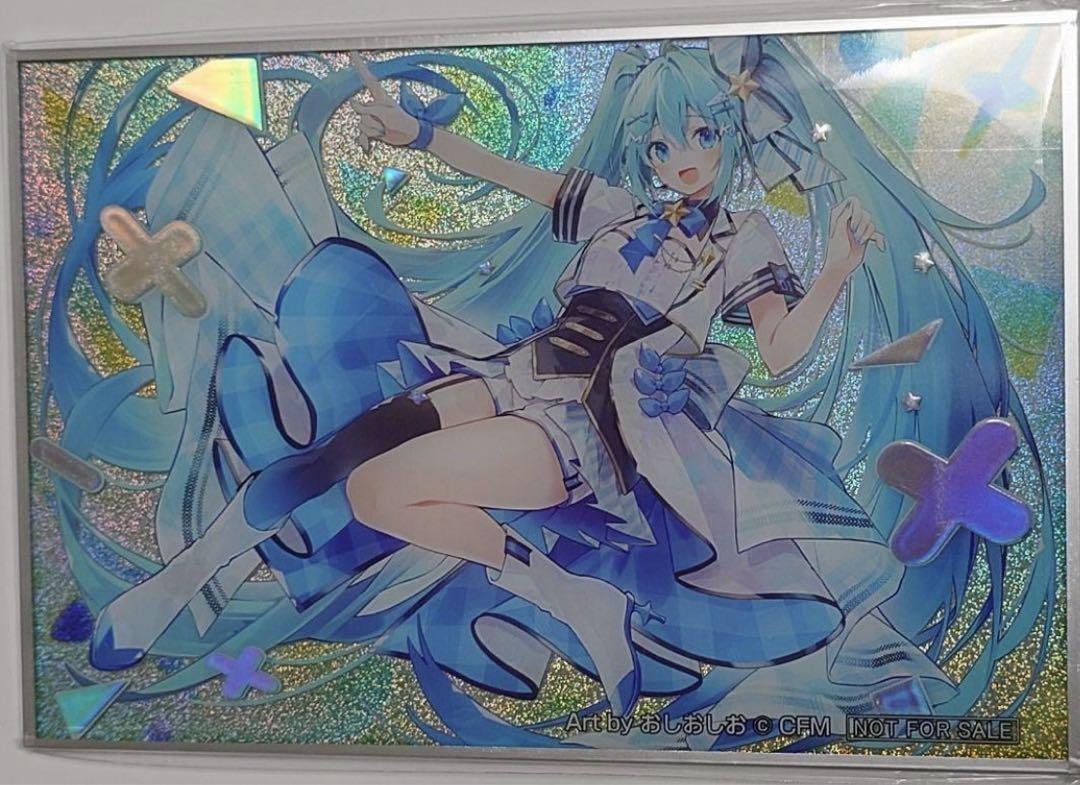 

[Б/У] Бонусная MI-карта Magical Mirai 2025, лимитированная для места проведения, акриловый шикиши Хацунэ Мику