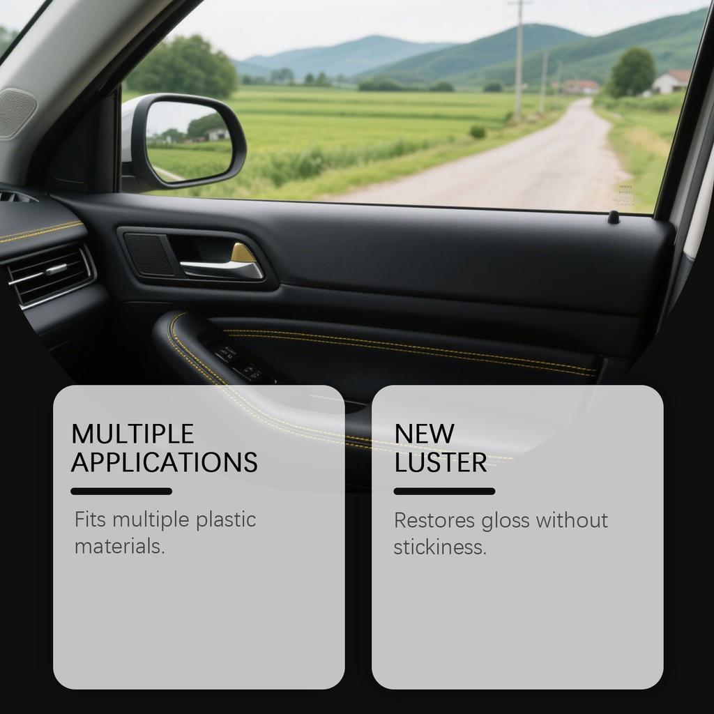 Plastic Parts Refurbishing Paste For Car Interior And Exterior Rejuvenation, Suitable For Multi-material Maintenance.