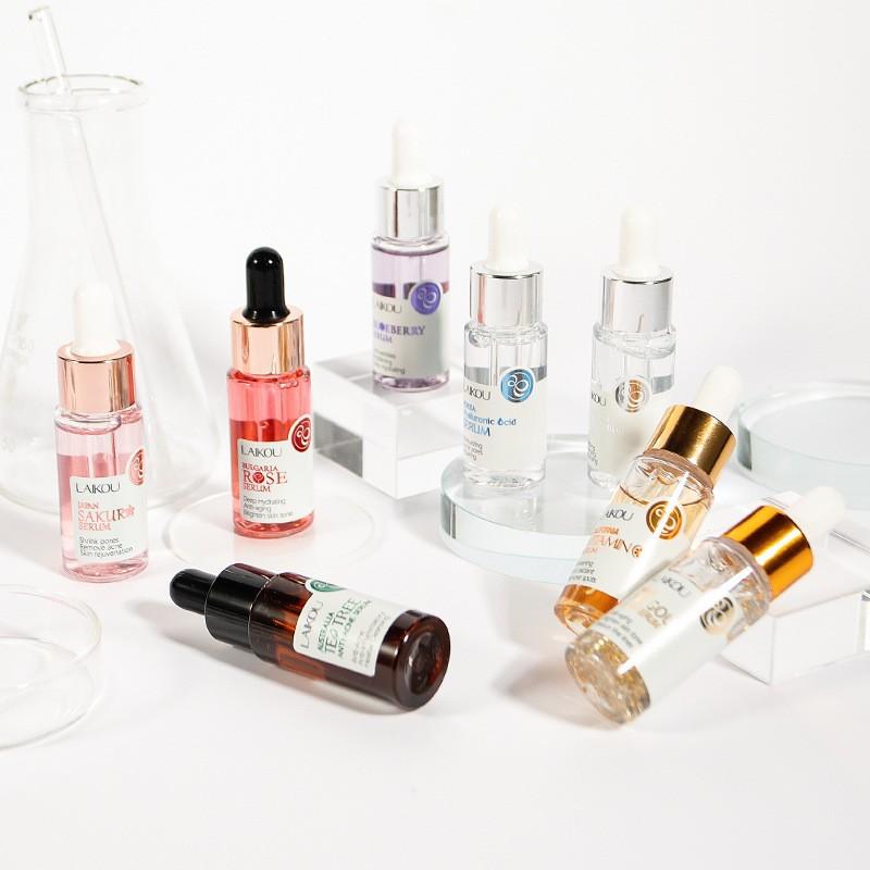 LAIKOU Sakura Serum Shrink Pores Remove Acne Skin Rejuvenation Essence
