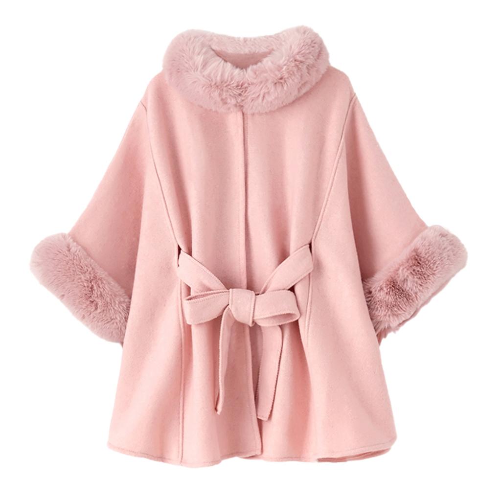 Women's Fashionable Cape Shawl Temperament Loose Plus Size Jacket
