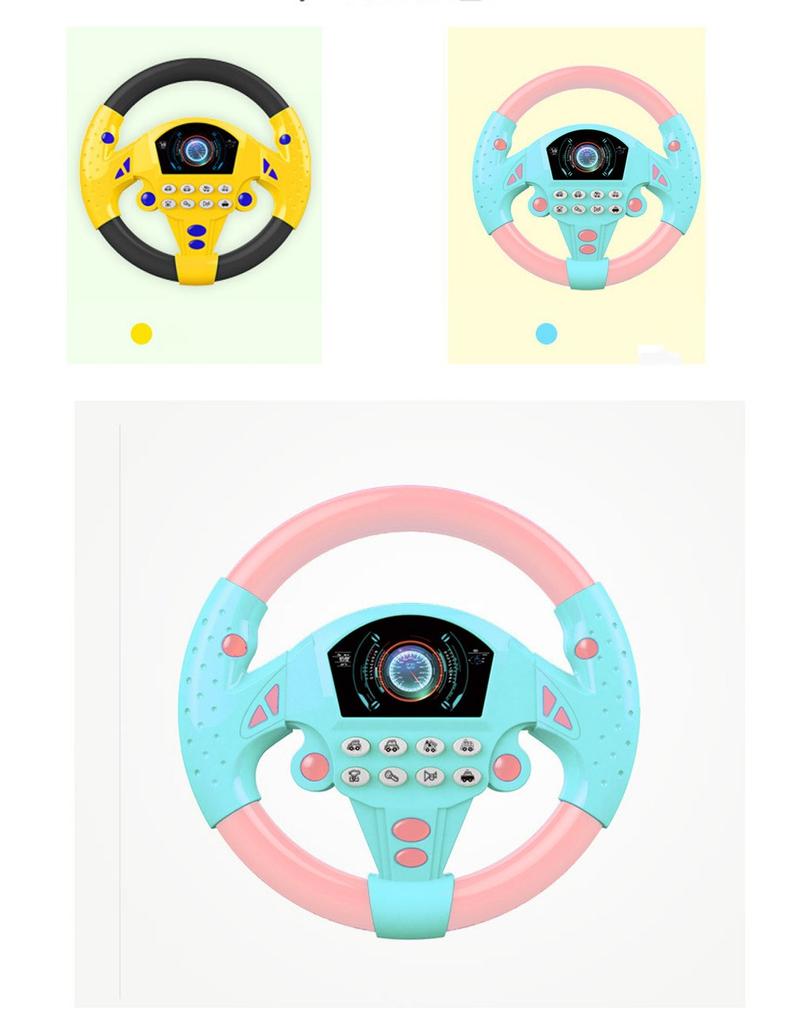 Ramidos Kindersimulation Kleine Lenkrad-Copiloten Simuliertes Lenkspielzeug