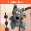 Cute Cartoon Gray Wolf Plush Toy For Kids Soft Stuffed Animal Gift