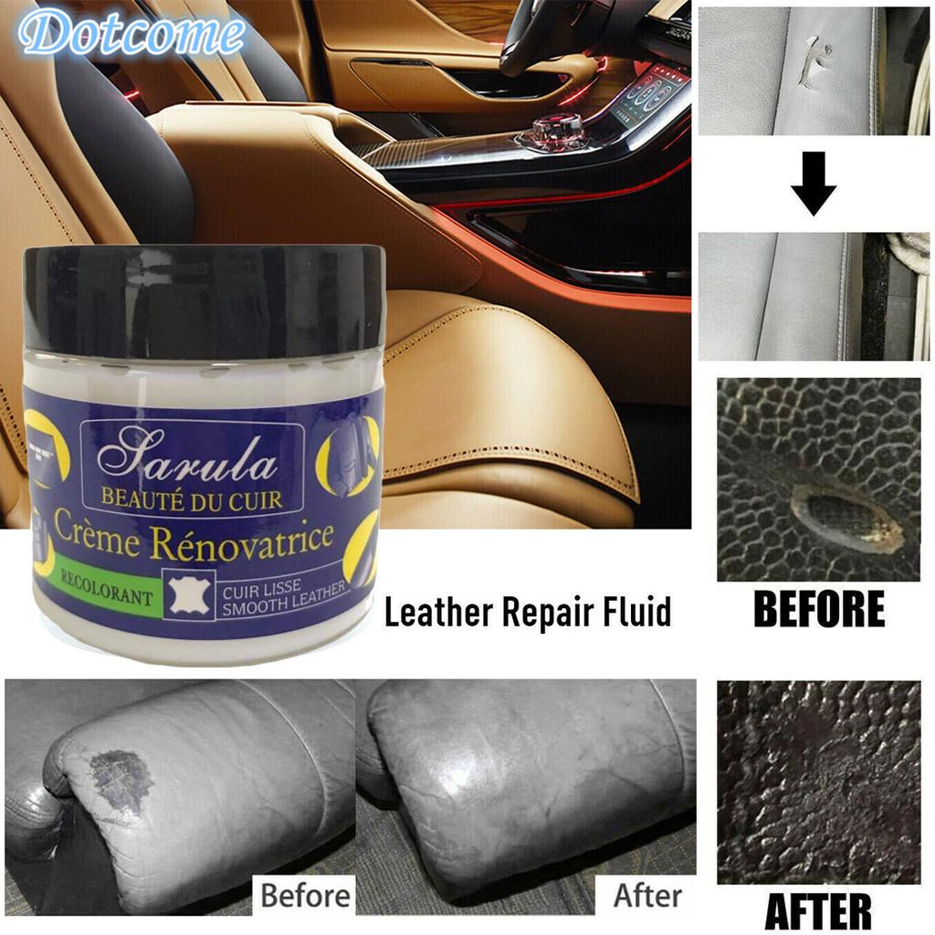 Renovation Repair Cream Filler Compound Leather Restoration Cracks Burns Hole