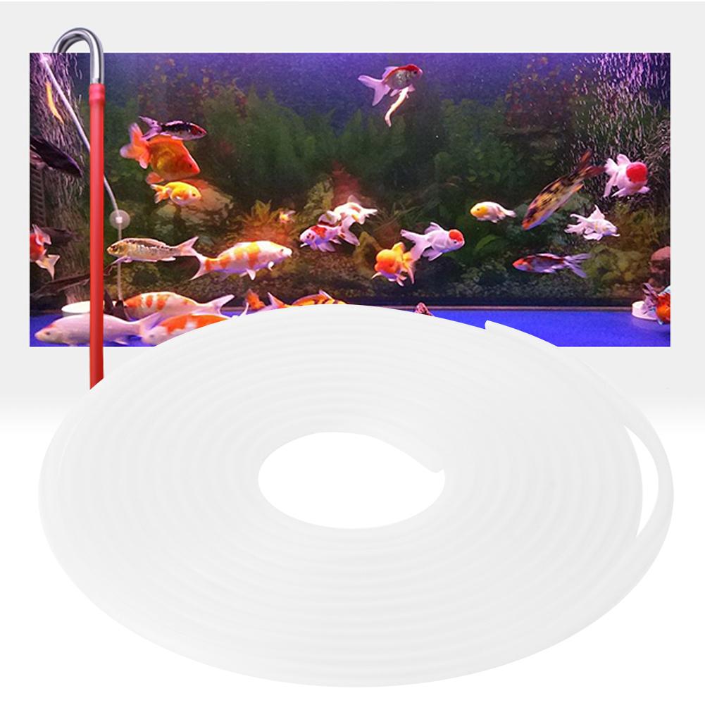 5m Aquarium Pump Tube Soft Silicone Acuarios Oxygen Hose for Fish (transparent)