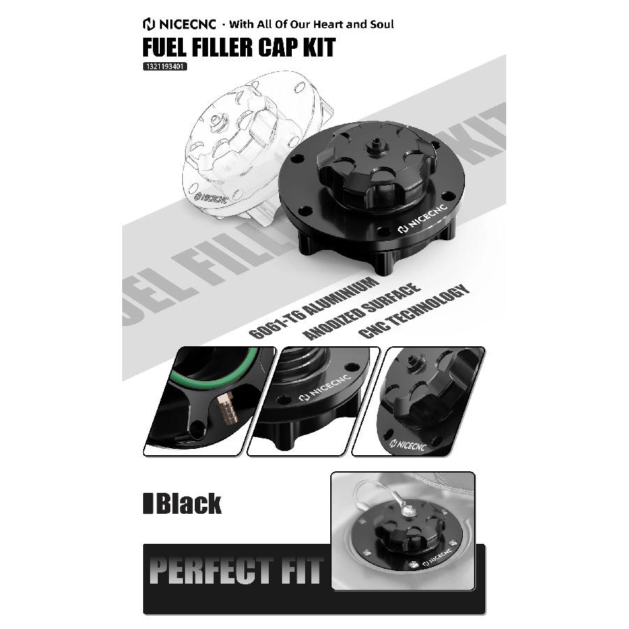 For KTM 790/890 Adventure R/S/Rally 2019-2023 NICECNC Fuel Filler Cap 790 890 ADV 790 890 Adventure R 790 890 Adventure R Rally