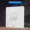 AC 220V LED PIR Motion Sensor Light Switch Infrared Human Body Detection Auto On Off Light Smart Switch for Corridor Staircase