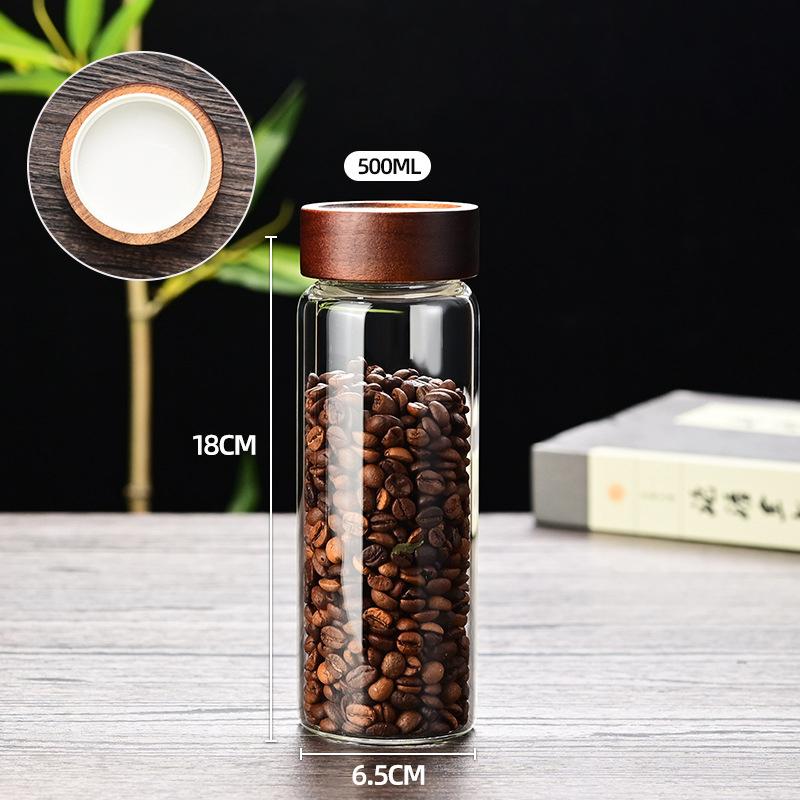 Kaffeebohnen Aufbewahrungsbehälter Röhren Displayständer Teeflasche Glas Einzeldosis Espresso Zubehör Kaffeegeschirr Set Barista Werkzeug Geschenk