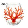 Ocean Style Bar Accessory Octopus Stemless Wine Glass, 3D Marine Animal Printed Themed Glassware Borosilicate Glassware, for Cocktails And Home Unique